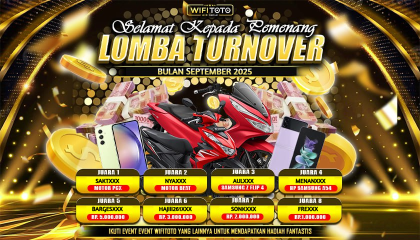 BENNER PEMENANG TURNOVER BULANAN	